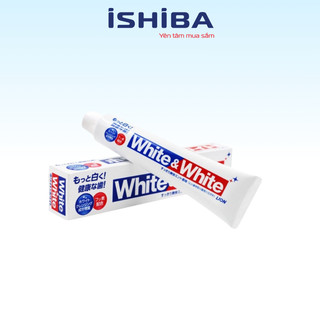  Combo 5 kem đánh răng White & White Lion 150g Nhật Bản trắng răng cho hơi thở thơm mát giảm ê buốt 