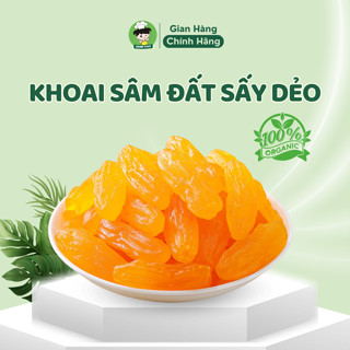 ✅[HÀNG LOẠI 1] Khoai Sâm Đất Sấy Dẻo Đà Lạt Không Đường Shin Food, Mứt Khoai Sâm Dẻo Thơm Ngon Giảm Cân Tốt Cho Sức Khỏe
