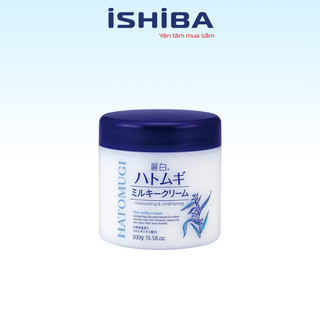  Kem dưỡng ẩm làm sáng trẻ hóa da Reihaku Hatomugi Moisturizing & Conditioning Milky Cream 300g 