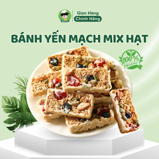 Bánh Sữa Chua Yến Mạch Mix Hạt Không Đường Shin Food Siêu Dinh Dưỡng, Bánh Yến Mạch Mix Hạt Thơm Ngon Ăn Kiêng Healthy