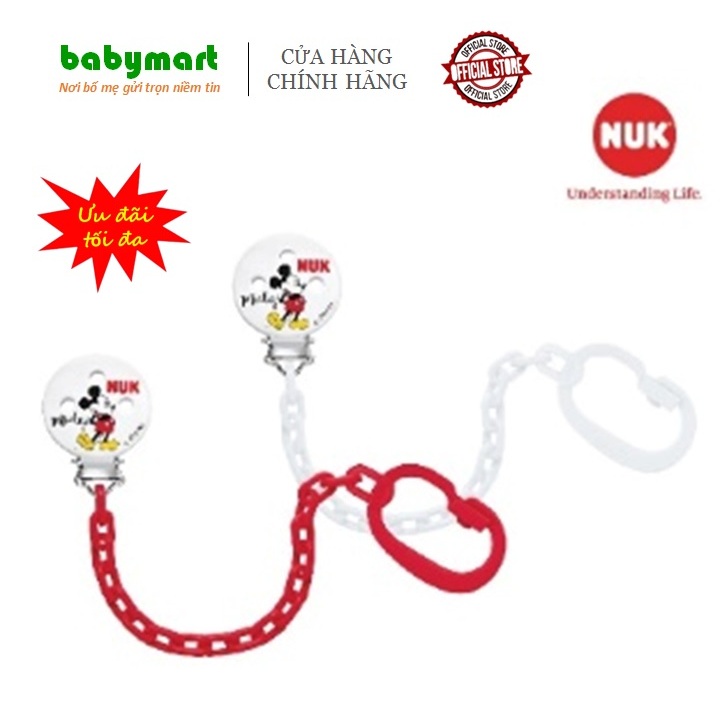 Dây đeo ty giả cho bé chính hãng Nuk, đủ mẫu