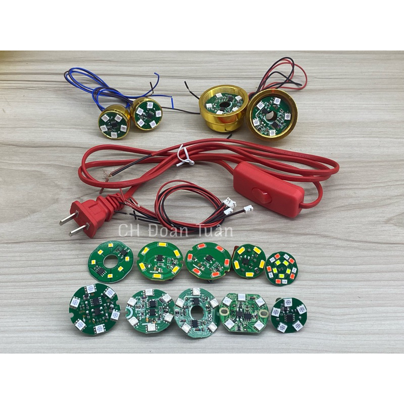 Mạch led thay cho đèn pha lê, bo mạch led, hũ mạch led
