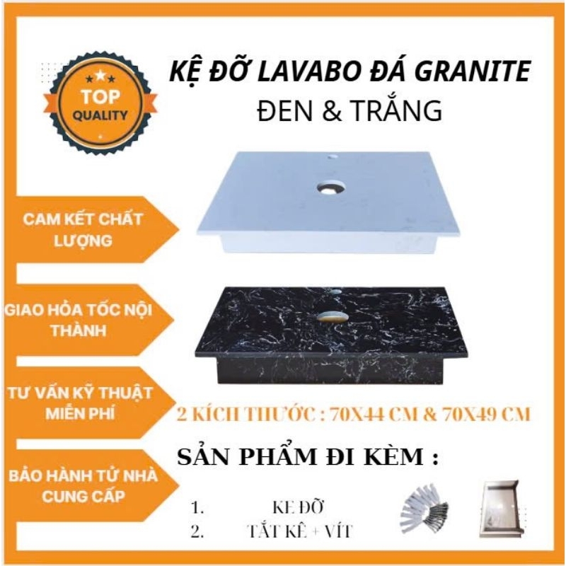 Kệ lavabo đá, bàn đá lavabo