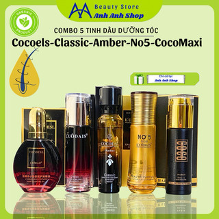  COMBO 5 TINH DẦU NƯỚC HOA THƠM DỊU GIÚP TÓC BỒNG BỀNH VÀO NẾP 