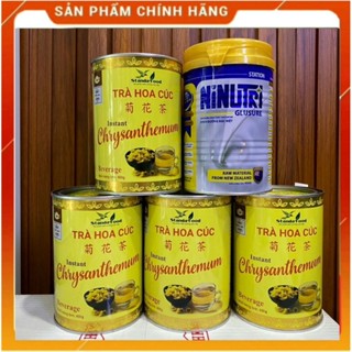  COMBO 5 LON KÈM PHẨM    4 TRÀ HOA CÚC 60% + 1 LON LỢI SỮA NINUTRI 450G + 1 GÓI GẠO LỨT DINH DƯỠNG + 1 GÓI CỐM CHO MOM   