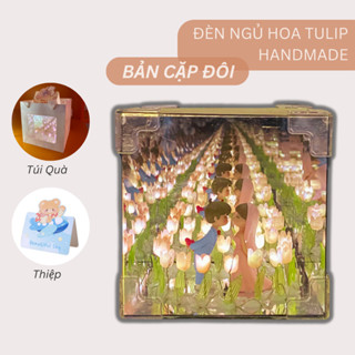Hộp Đèn Ngủ Hoa Tulip Handmade – Quà Tặng Sinh Nhật, Ngày 8/3 Lãng Mạn Cho Nữ, Bạn Gái, Cặp Đôi