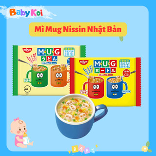 Mì MUG nội địa Nhật ăn liền cho bé bao bì MỚI 18m+ (date 05/2026)