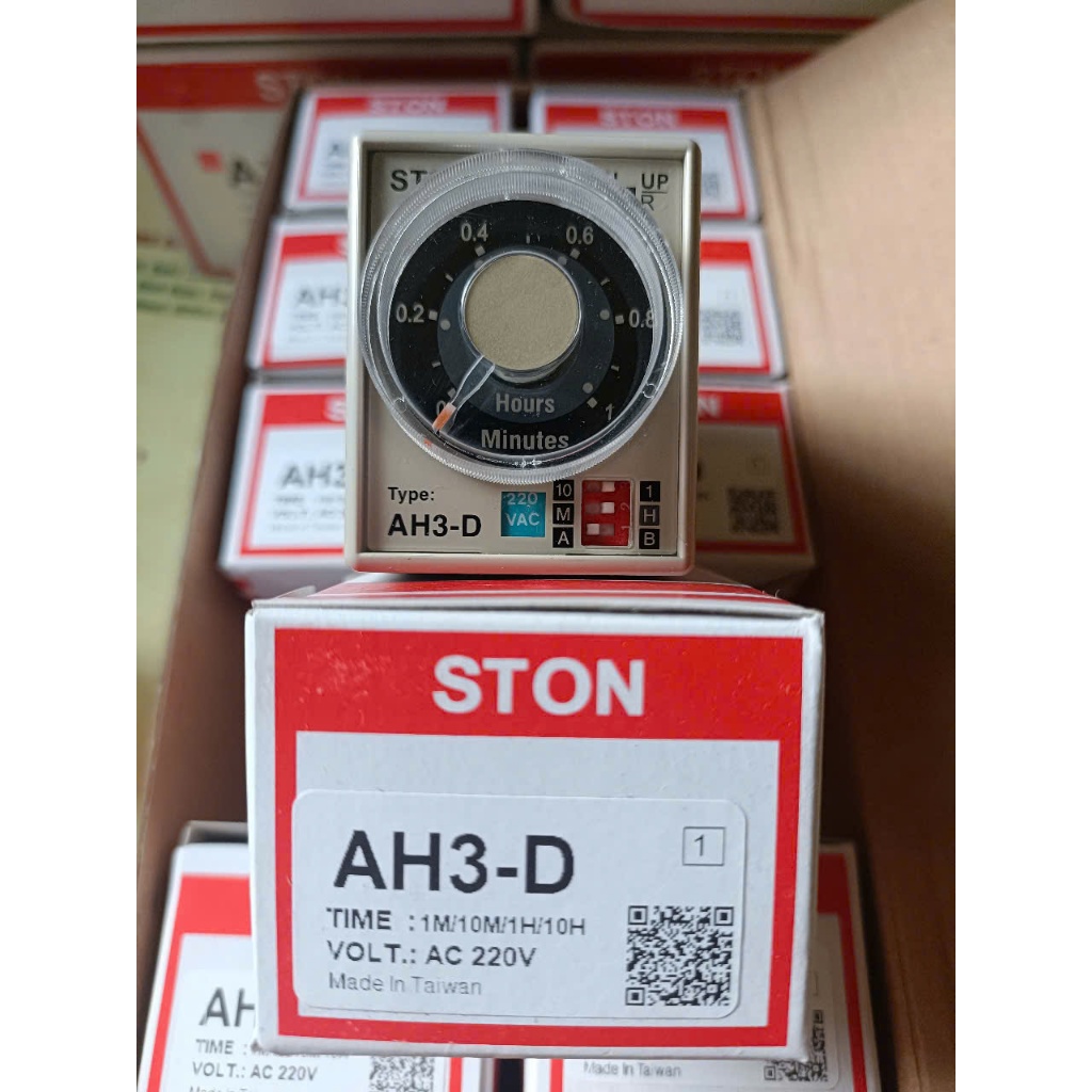 Rơle Thời Gian Timer STON AH3-D( 1 Phút/1 Giờ/10 Phút/10 Giờ )