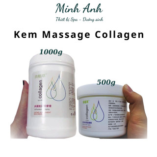  Kem Massage Mặt Collagen Kem Masa | Hũ 500g 1000g Chuyên Dụng Dành Cho Spa Thẩm Mỹ 