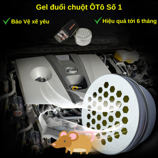 Hộp Xua Đuổi Chuột Ô Tô Cao Cấp Mùi Hương Bạc Hà Dễ Chịu, An Toàn.Gel gắn khoang máy ô tô,sử dụng cho tủ bếp - AutohomeX