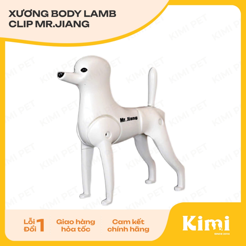 Khung xương body Lamb Clip Mr.Jiang (không kèm lông)