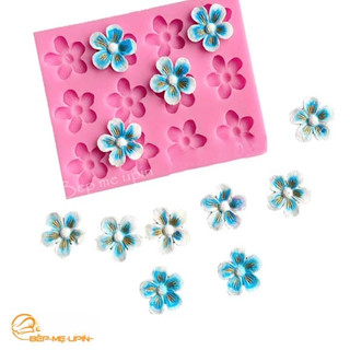 Khuôn silicon vỉ 12 hoa mai hoa đào làm bánh