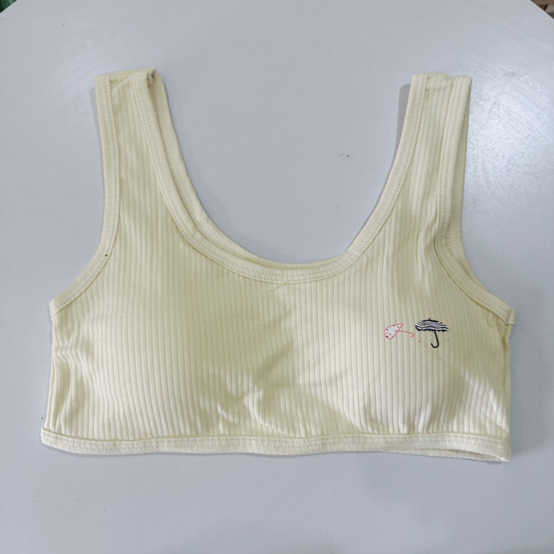 [Freeship] Áo lá / Áo học sinh cấp 1 - cấp 2 có mút đệm ngực