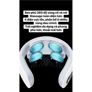 [Tặng Gel Massage] Máy Mát Xa (Massage) Cổ Vai Gáy KONKA 4 Đầu Massage 16 Chế Độ - Máy Sạc-  Mẫu Mới 2025 - From.orderus