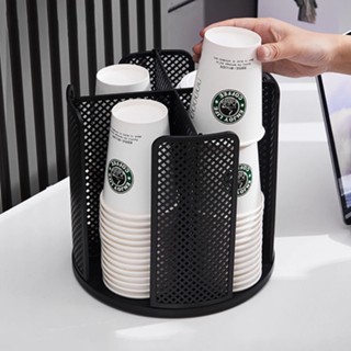 Khay úp cốc ,Kệ đựng ly, trà sữa Xoay Tròn 360 Độ Nhựa PS Cao Cấp