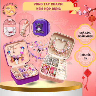 Vòng tay kuromi, kuromi charm, Vòng Tay pandora, vòng tay cho bé gái Charm Dễ Thương kurrumi melody Có Túi Hộp Tiện Lợi