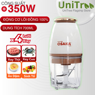 Máy Xay Đa Năng OSAKA Nắp Đồng, Máy Xay Sinh Tố Cầm Tay, Xay Thịt Cá, Xay Đá Công Xuất 350W