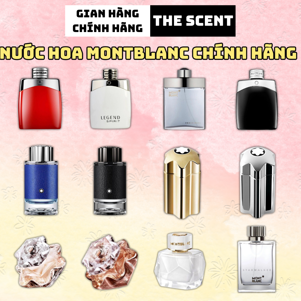 Nước Hoa Nam Nữ Montblanc Chính Hãng, Nước Hoa Nữ Thơm Lâu Montblanc Full Size, Nước Hoa Nữ Học Sinh