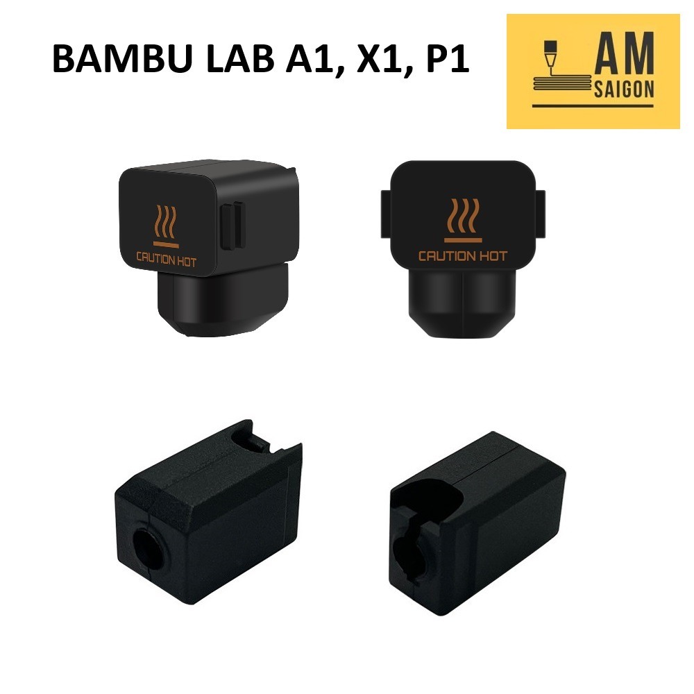 Bọc Silicon Chịu Nhiệt Độ Cao Cho Máy In Bambu lab H2D / H2S A1, A1 mini, X1C, P1P, P1S