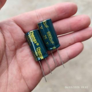 [ Combo 10 Linh Kiện ] Tụ hoá 6800uF 25v (16x30mm)