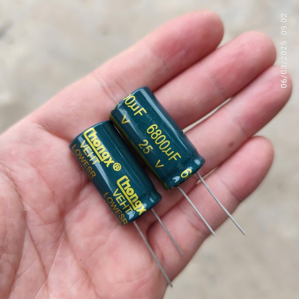 [ Combo 10 Linh Kiện ] Tụ hoá 6800uF 25v (16x30mm)