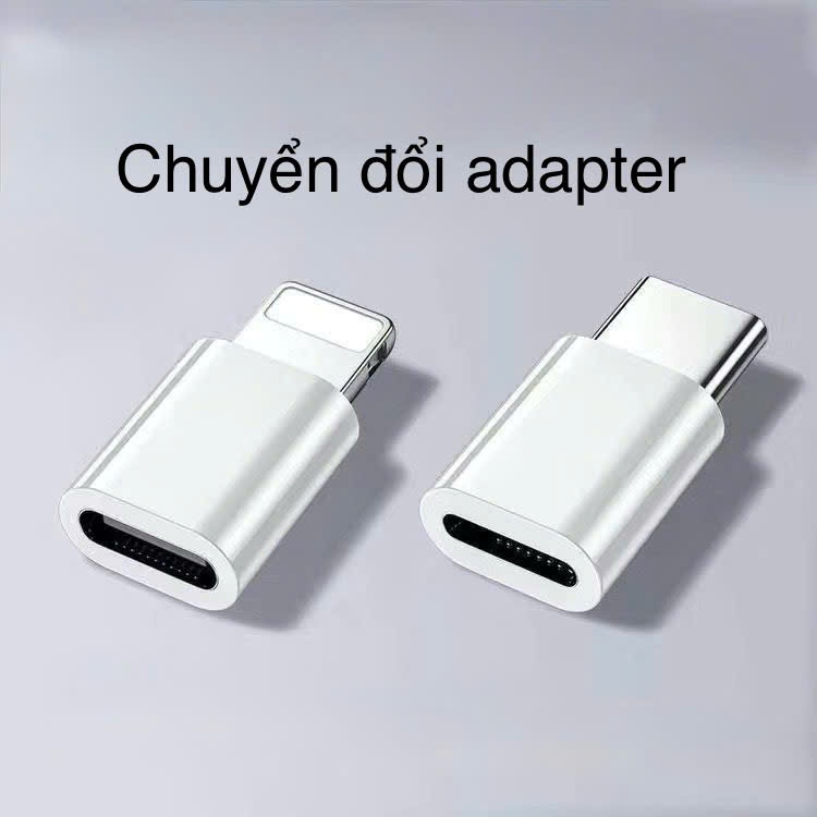 Đầu chuyển nguồn cổng sạc lining sang taiC ( chỉ dùng adapter )