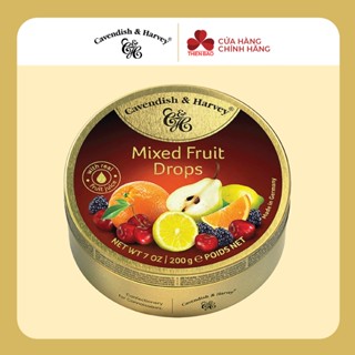 Kẹo trái cây Đức Cavendish & Harvey All Mixed Fruit (nhiều vị) - hộp thiếc 200g