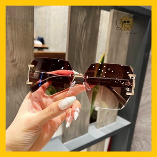 [FreeShip] [Ảnh thật]  Kính ốc pha lê không viền siêu sang 2238 - kính mát thời trang nữ hot 2025