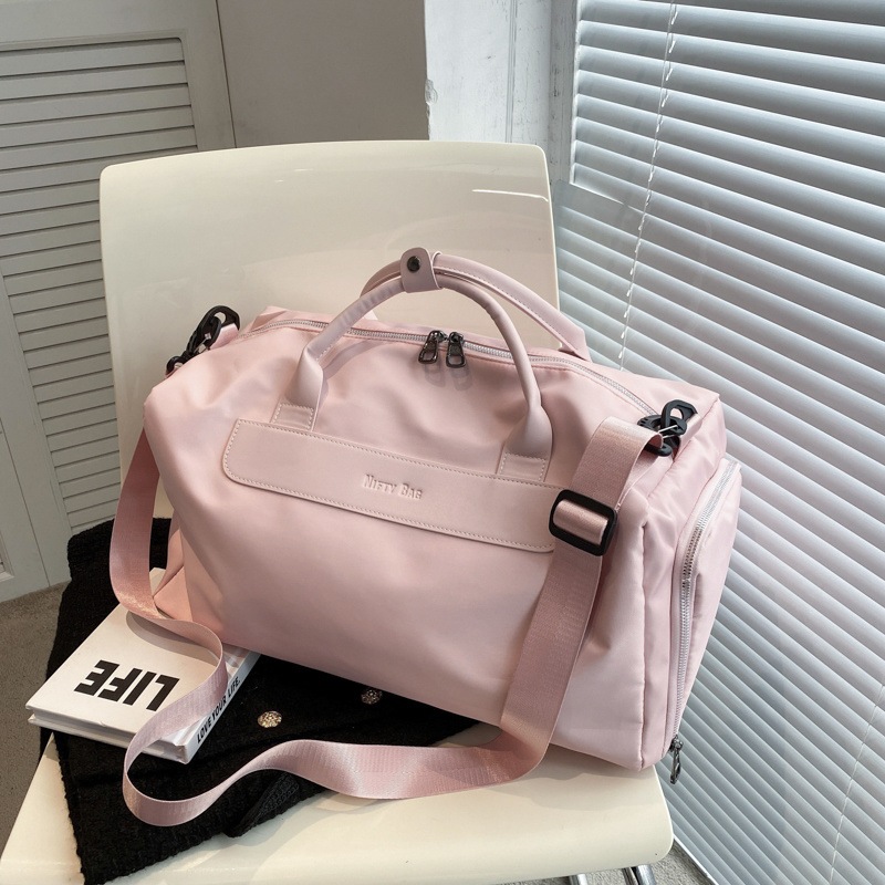 Túi du lịch gym yoga Mibrg Bag vải chống thấm dày đẹp có dây đeo chéo ngăn đựng giày riêng