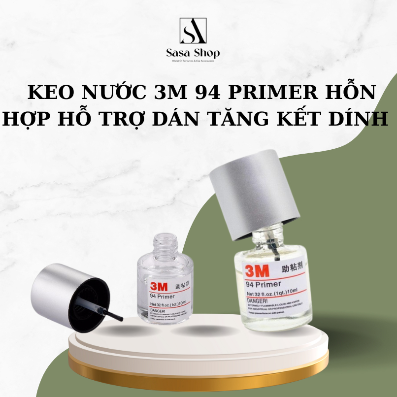 Dung môi 3M tăng bám dính - Keo Nước 3M 94 Primer Hỗn Hợp Dung Môi Hỗ Trợ Dán Tăng Độ Kết Dính Cho L
