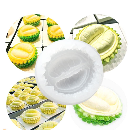 Khuôn silicon quả sầu riêng tròn