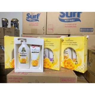  bộ quà tặng dầu gội Enchanteur 650g kèm xả 300g 