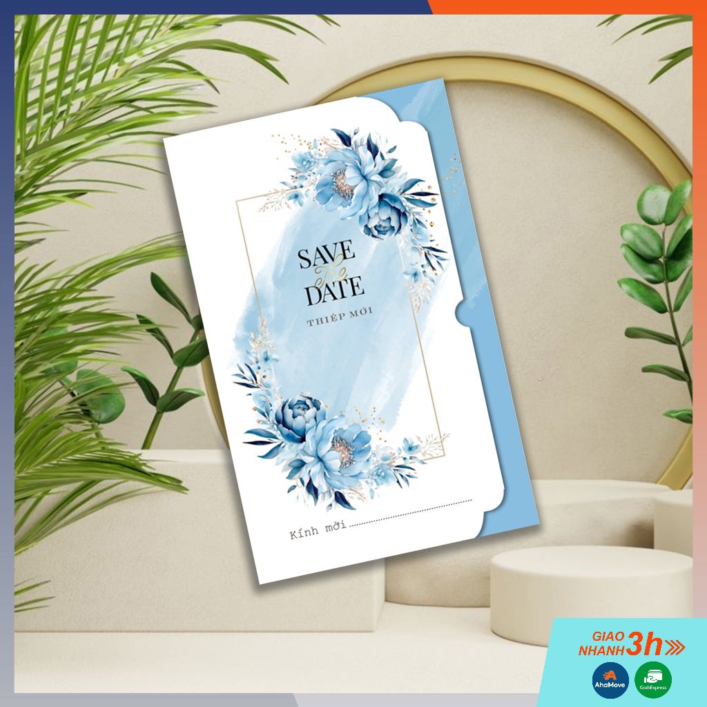 THIỆP CƯỚI GẤP 3 - MS 407