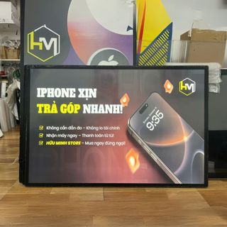 Khung Tranh Điện, Hộp Đèn Nắp Hít 80x120cm Treo Tường Làm Menu, Poster Quảng Cáo | Tân Hải Thái