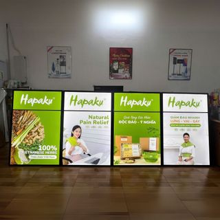 Khung Tranh Điện, Hộp Đèn Nắp Hít 80x120cm Treo Tường Làm Menu, Poster Quảng Cáo | Tân Hải Thái