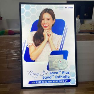 Khung Tranh Điện, Hộp Đèn Nắp Hít 80x120cm Treo Tường Làm Menu, Poster Quảng Cáo | Tân Hải Thái
