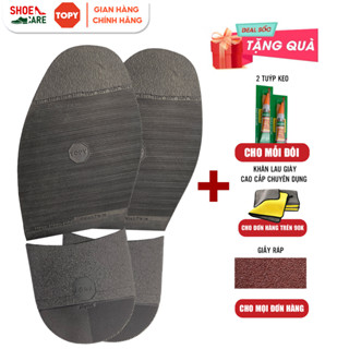 Combo miếng dán đế giày cao su TOPY chống trơn trượt ( Đế trước FINLUX + Gót sau TOPANE )