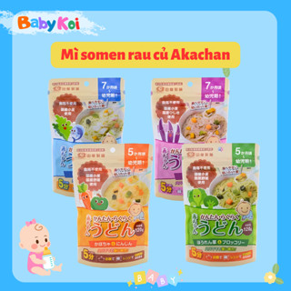 Mì AKACHAN rau củ tách muối Nhật cho bé ăn dặm (date 08/2026)
