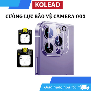 Kính Bảo vệ camera trong suốt KOLEAD  002 dành cho lphone, bảo vệ tuyệt đối, chống ố vàng, bám màu