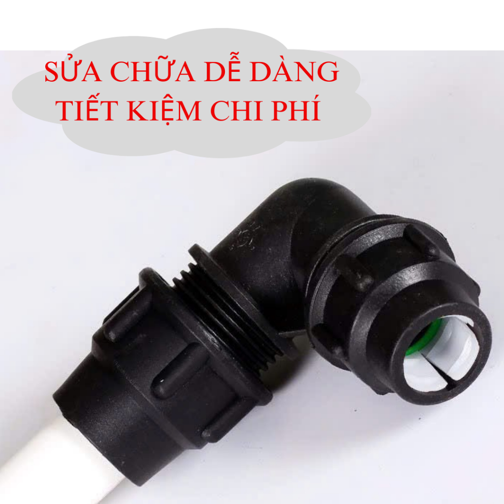 Cút 90 (Co 90) độ HDPE phi 90-110. Bảo hành 1 năm