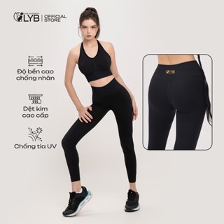 [LYB] Quần Legging Dài Nữ Cạp Cao | Đồ Tập Gym, Yoga, Chạy Bộ | Co Giãn 4 Chiều, Chống Tia UV, Tôn Dáng, Hack Vòng 3