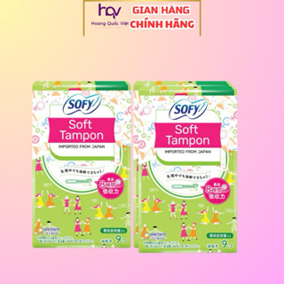 Băng vệ sinh siêu thấm Nhật Bản Sofy Soft Tampon Super gói 9 miếng - Chính hãng