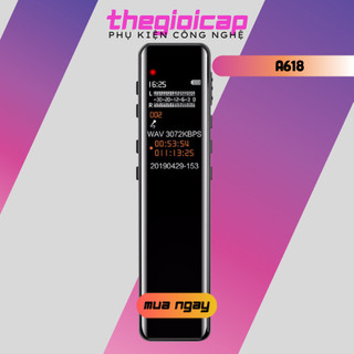 Máy ghi âm chuyên nghiệp a618 bộ nhớ trong 8gb