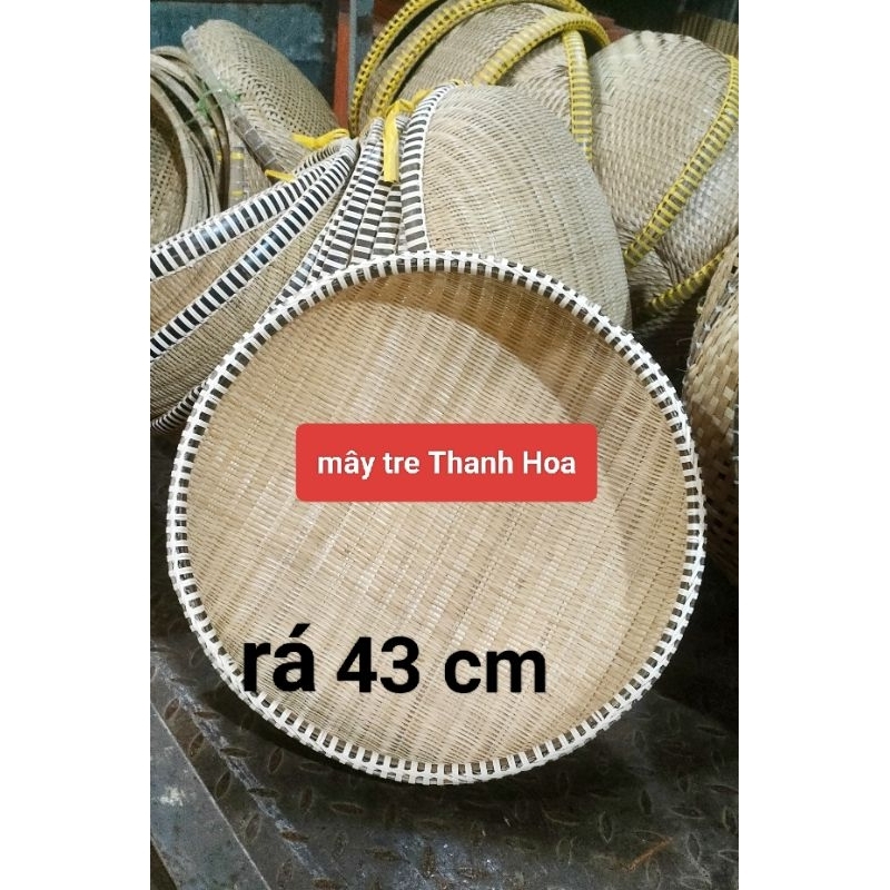 rá tre, rổ tre lớn, rá vo gạo.