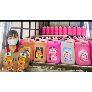 Nước Giặt Xả 10l V-Green Tặng Kèm 20 Chiếc Khẩu Trang 5D Mask Quyền Anh