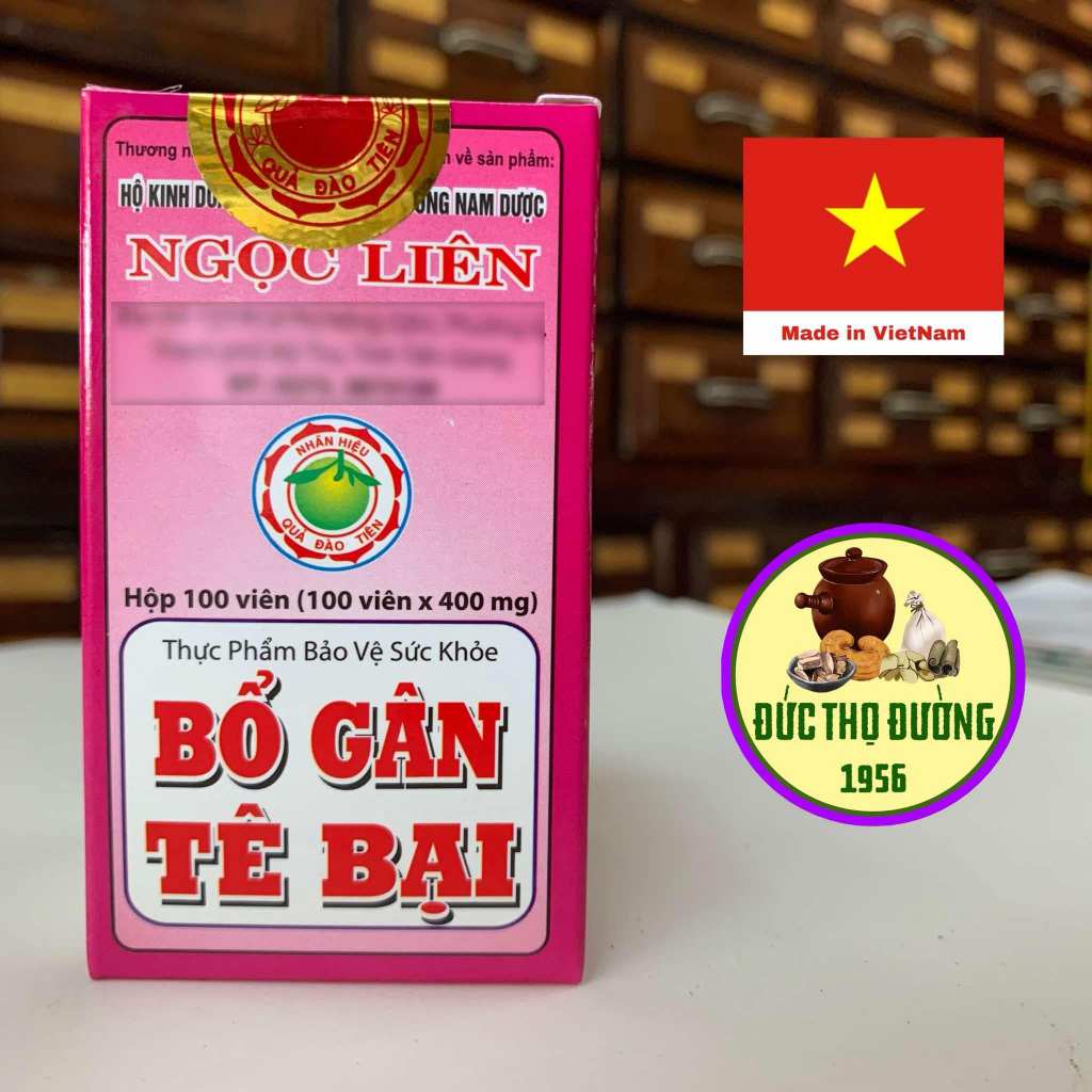 Bổ Gân Tê Bại Ngọc Liên - Lọ 100 viên - hoạt huyết, mạnh gân cốt, đau lưng mỏi gối, nhức xương khớp
