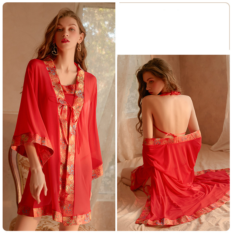 Bộ đồ ngủ cosplay gợi cảm DN26 phong cách cung đình Trung Hoa quyến rũ đầy mê hoặc giúp nàng tỏa sán