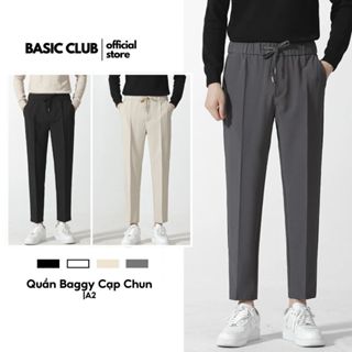 Quần Âu Nam Cạp Chun Form Baggy Ống Đứng, Chất VảI Tuyết Hàn Không Nhăn Không Bai Xù A2