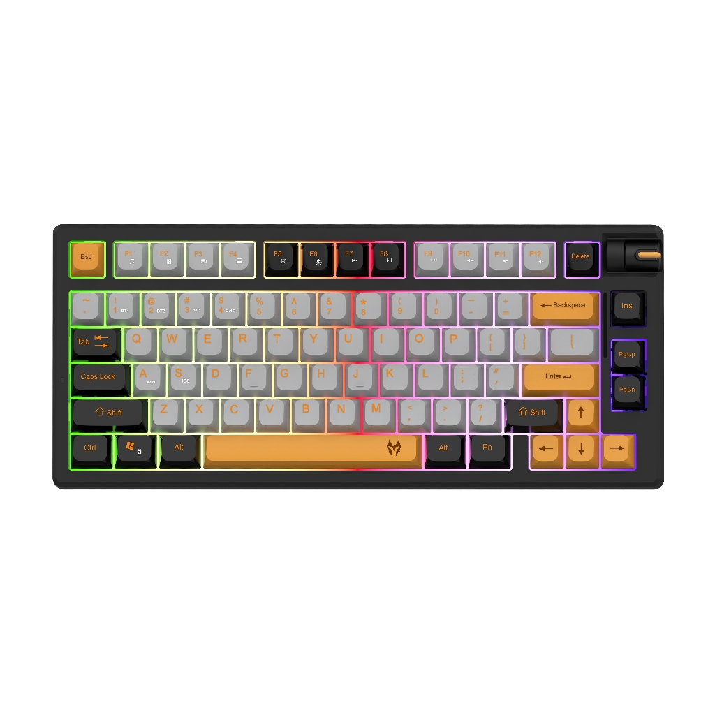 Bàn phím không dây ATAS ZA75 -  3 mode kết nối - LED RGB - Hotswap 5 pin - có APP- Switch Tactile | BigBuy360 - bigbuy360.vn