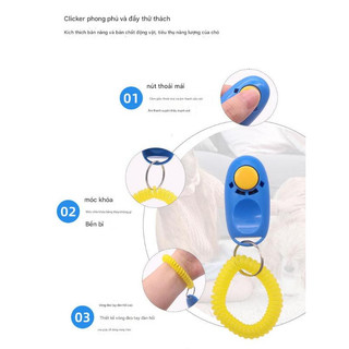 Clicker dụng cụ huấn luyện cho chó mèo nghe lời